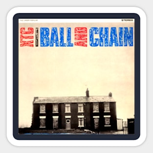 Ball and Chain 1982 New Wave Throwback Sticker